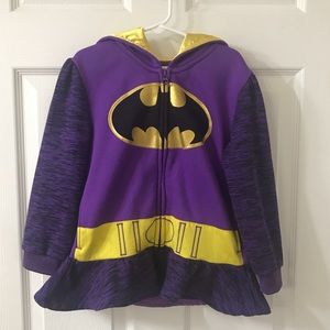 Batgirl purple jacket - little girl- size 6